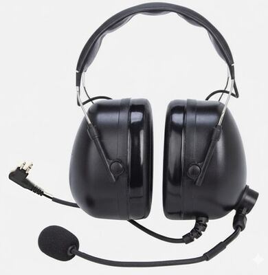 אוזניות נגש רעש+חיבור למכשירי קשר